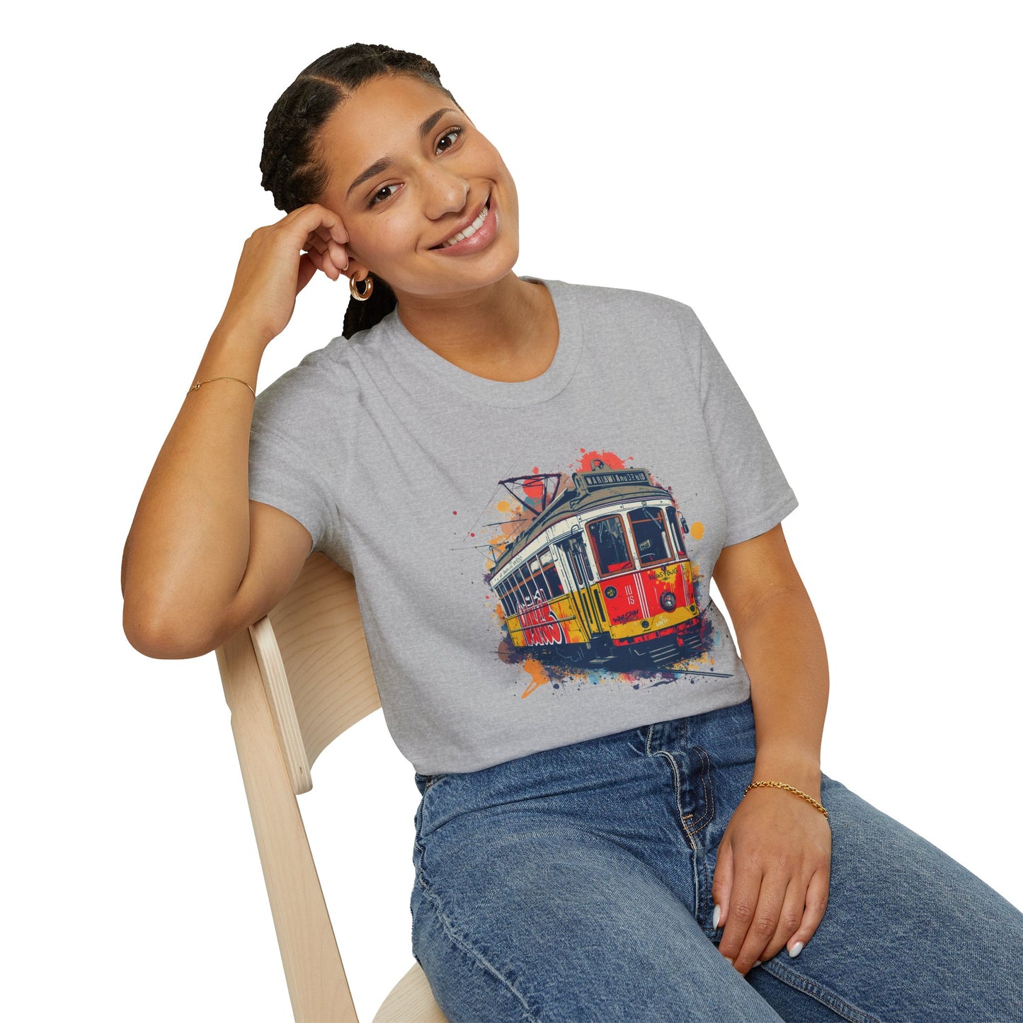 Graffiti Tram – Softstyle T-Shirt
