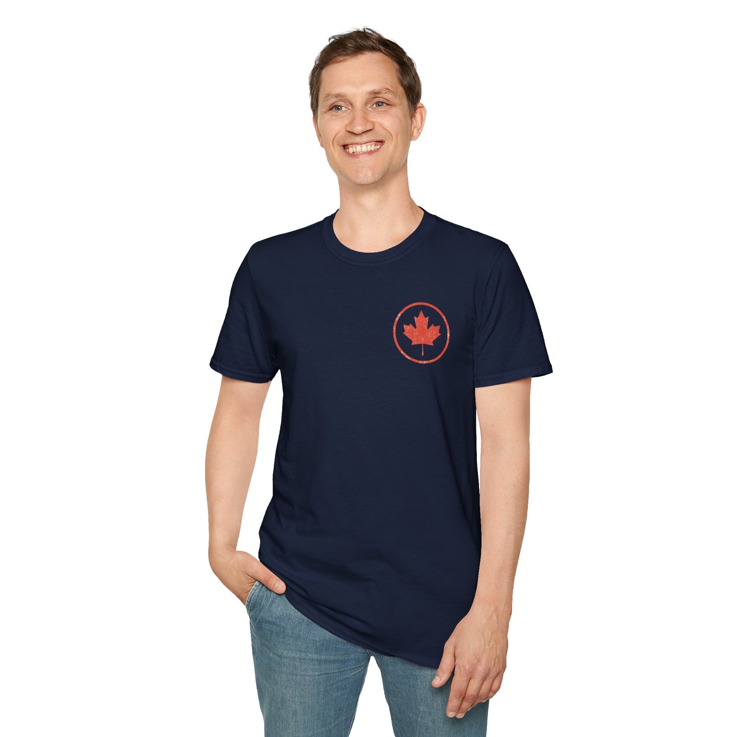 Canadian Maple Leaf - T-Shirt (Black/Navy)