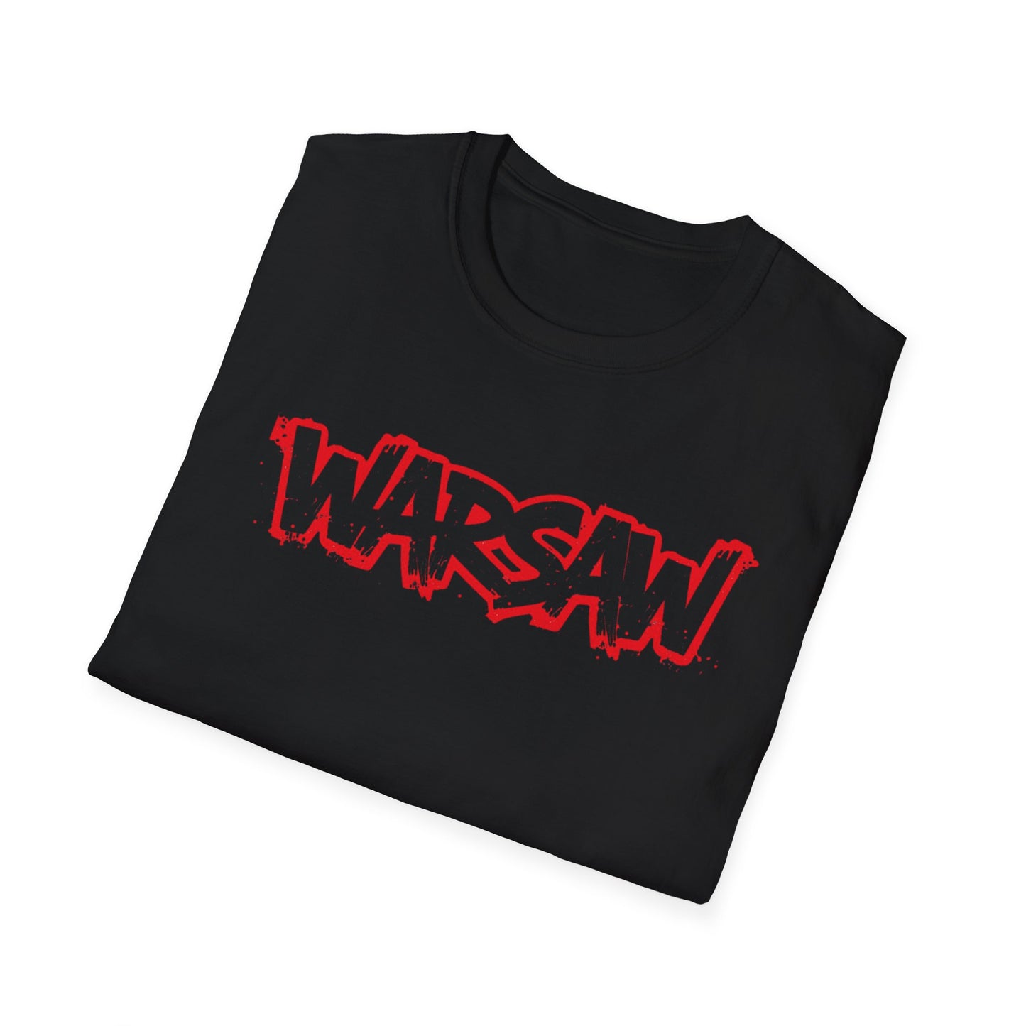 Warsaw T-Shirt – Unisex Softstyle Tee with Bold Graffiti Design