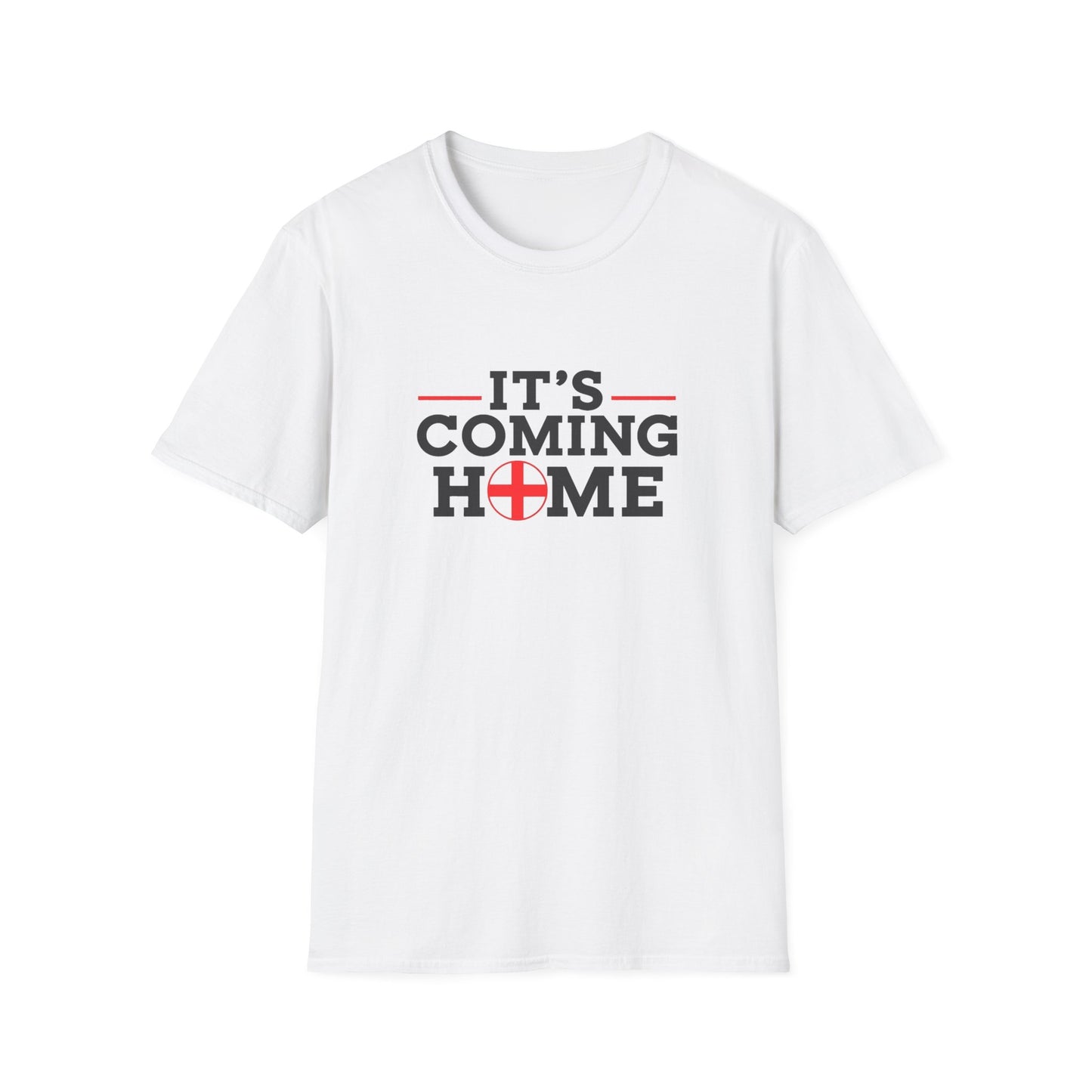 It’s Coming Home T-Shirt – England Football Slogan Softstyle Unisex Tee