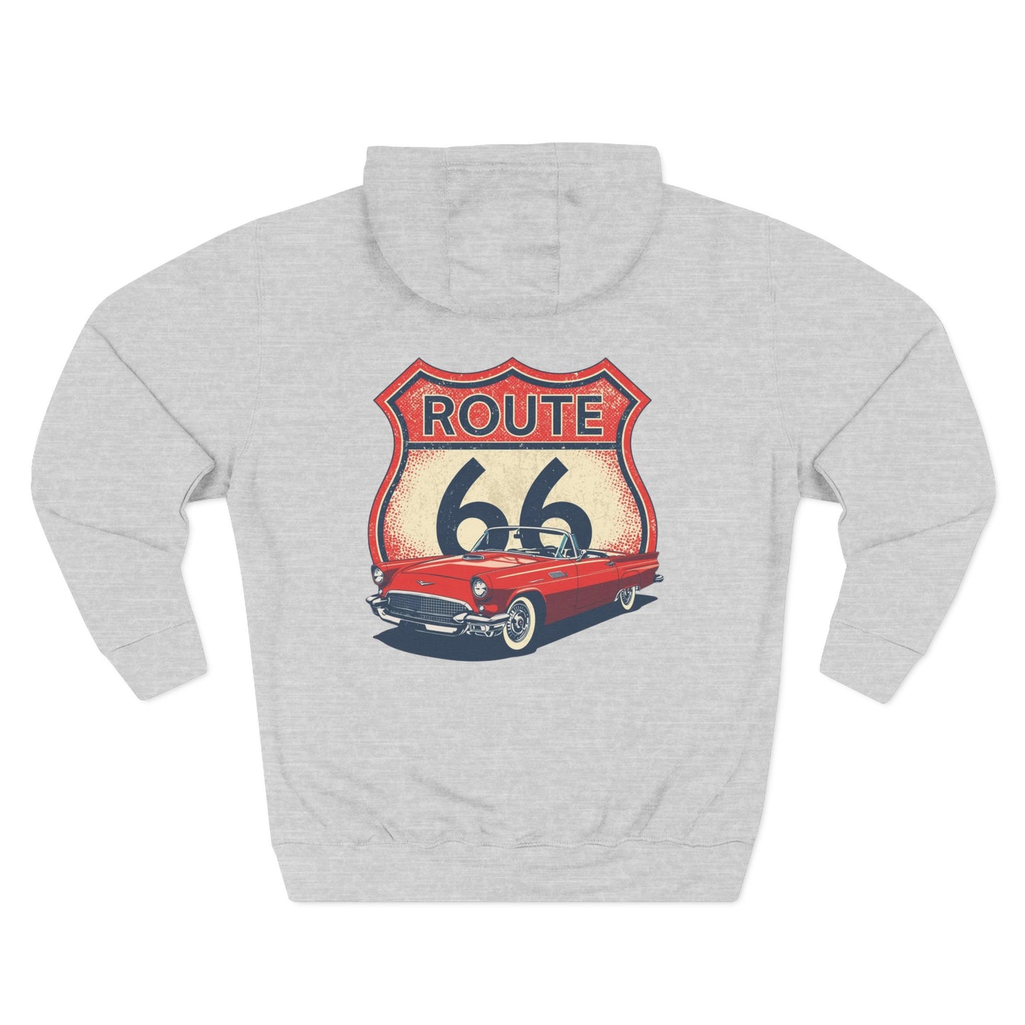 Route 66 – Three-Panel Fleece Hoodie