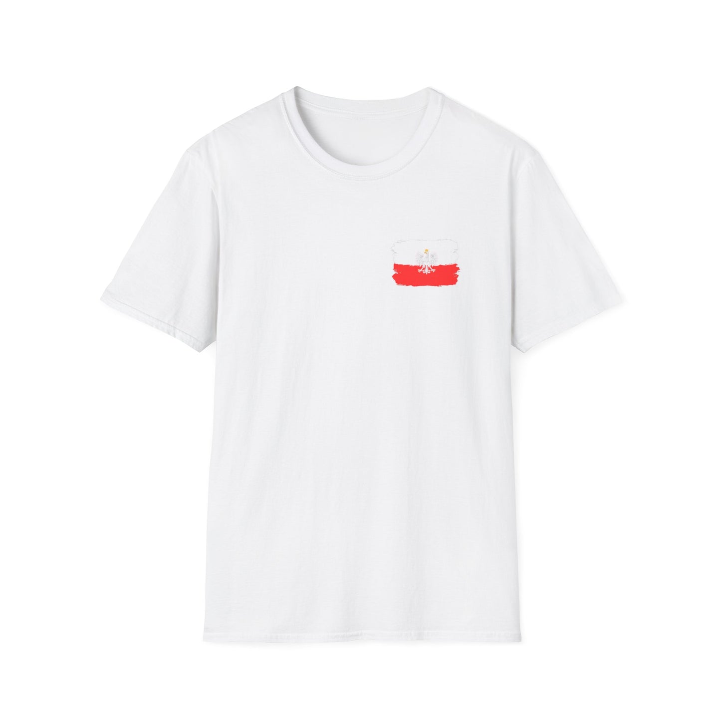 Polish Flag Chest Print – Softstyle T-Shirt