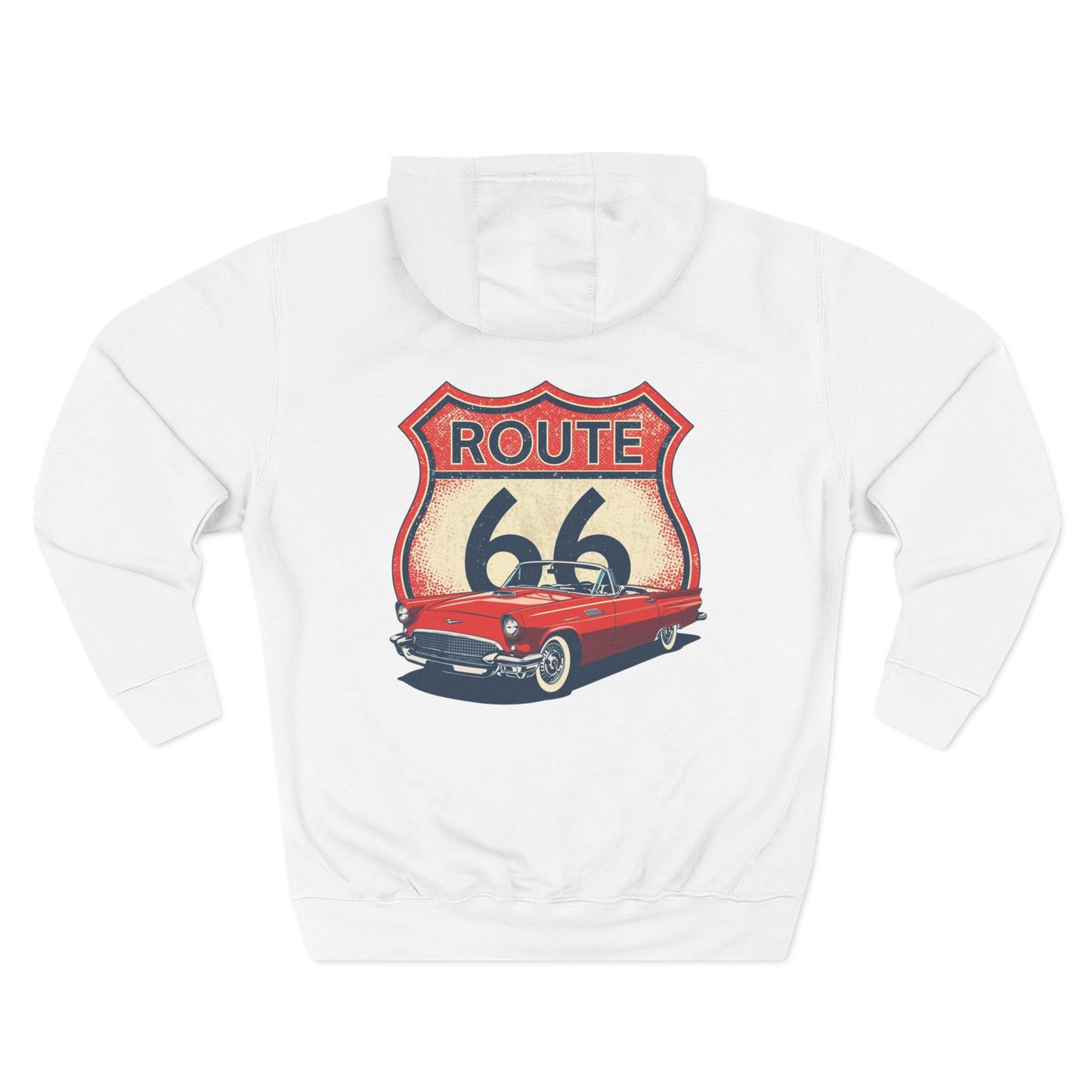 Route 66 – Three-Panel Fleece Hoodie