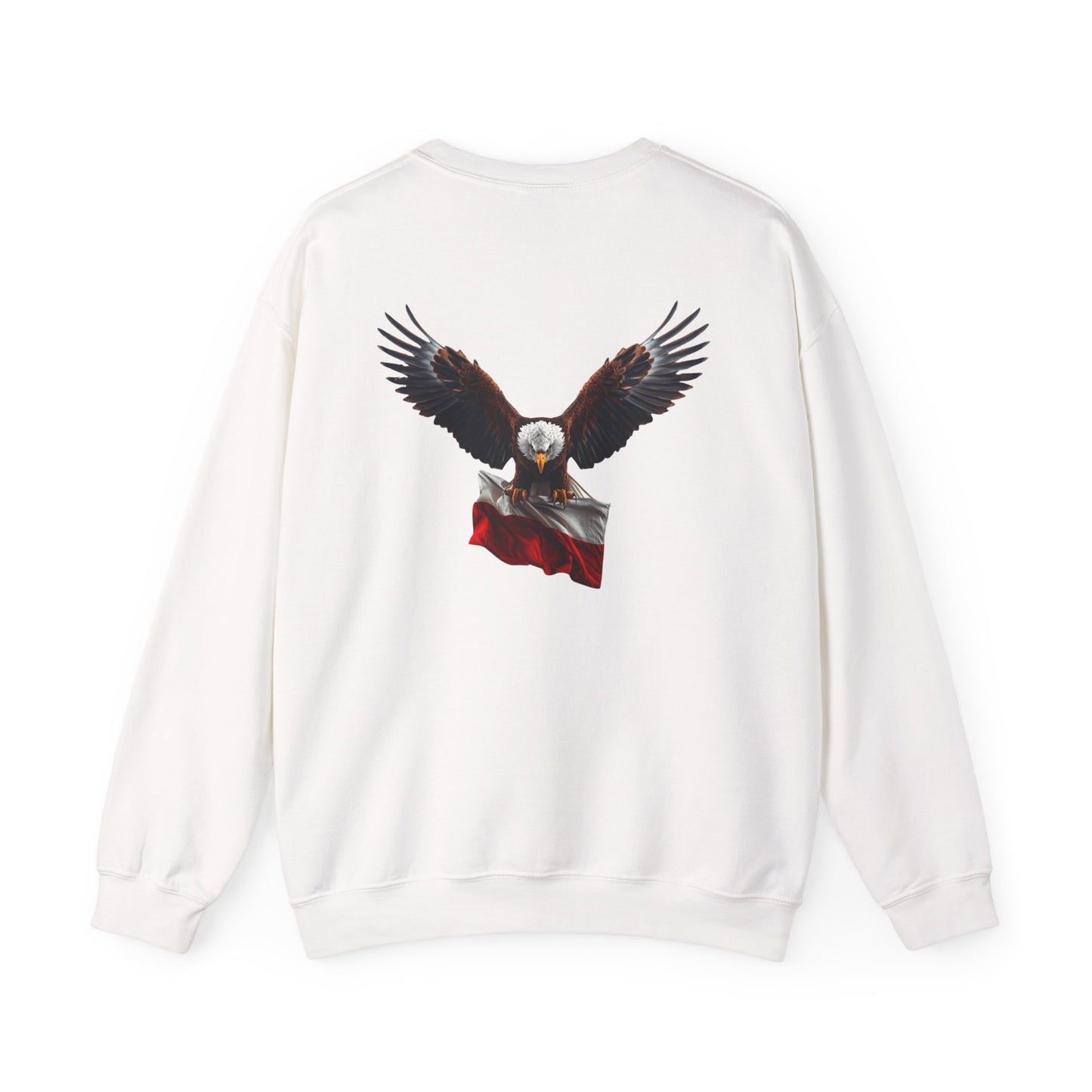 Poland Eagle Sweatshirt – Heavy Blend™ Crewneck with Flag Design