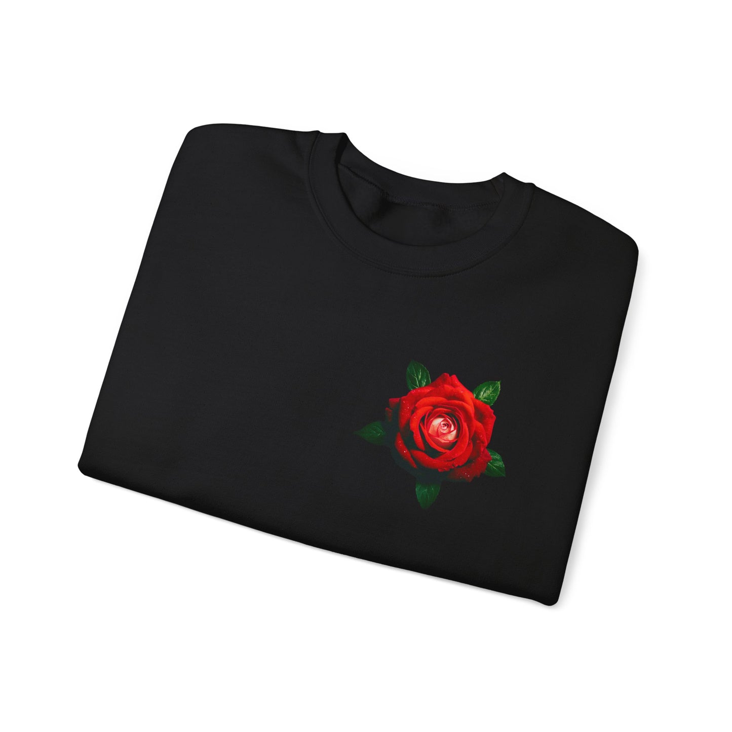 Tudor Rose Sweatshirt – Realistic Red Rose Unisex Heavy Blend™ Crewneck