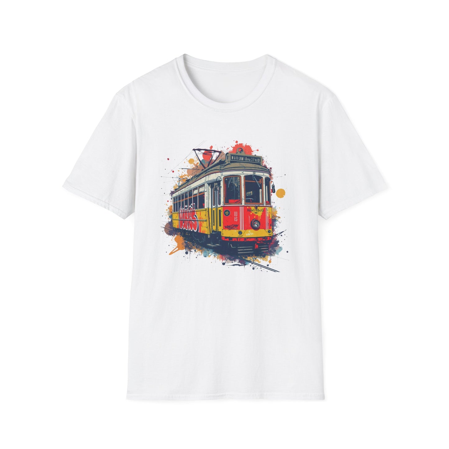 Graffiti Tram – Softstyle T-Shirt
