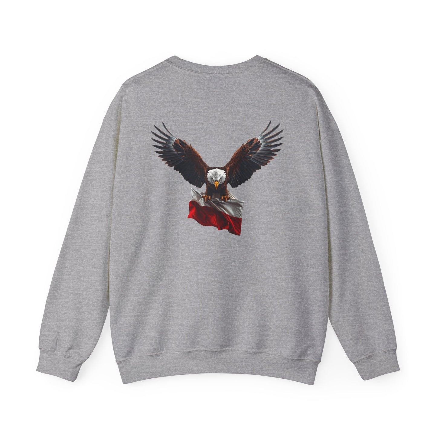 Poland Eagle Sweatshirt – Heavy Blend™ Crewneck with Flag Design