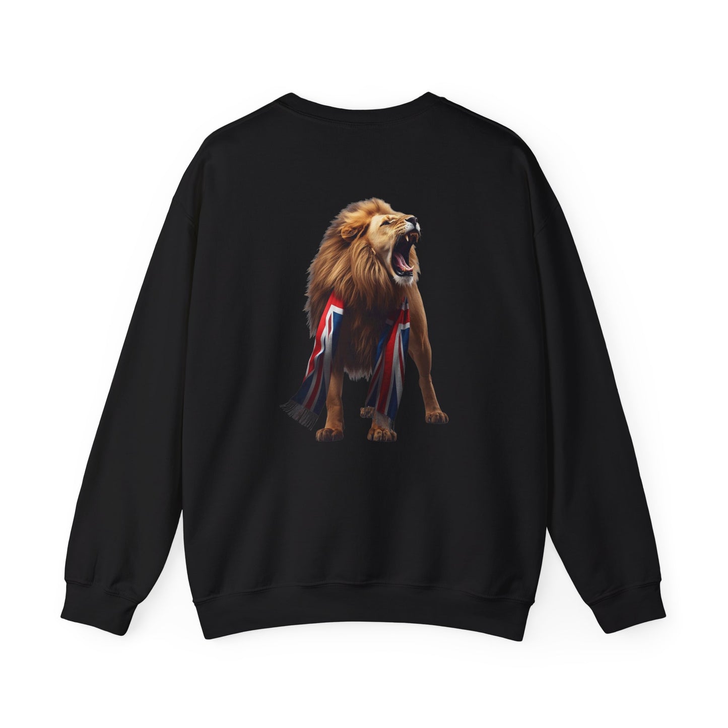 England Lion Sweatshirt – Bold Lion Graphic Unisex Heavy Blend™ Crewneck