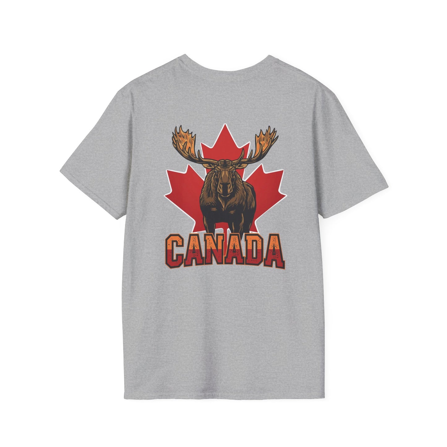 Canada Maple Moose – Softstyle T-Shirt