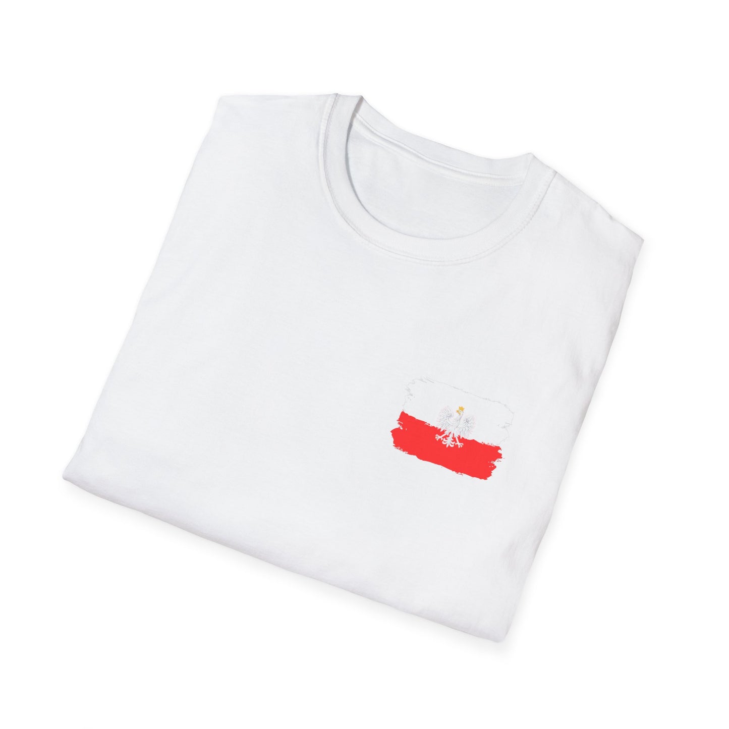 Polish Flag Chest Print – Softstyle T-Shirt