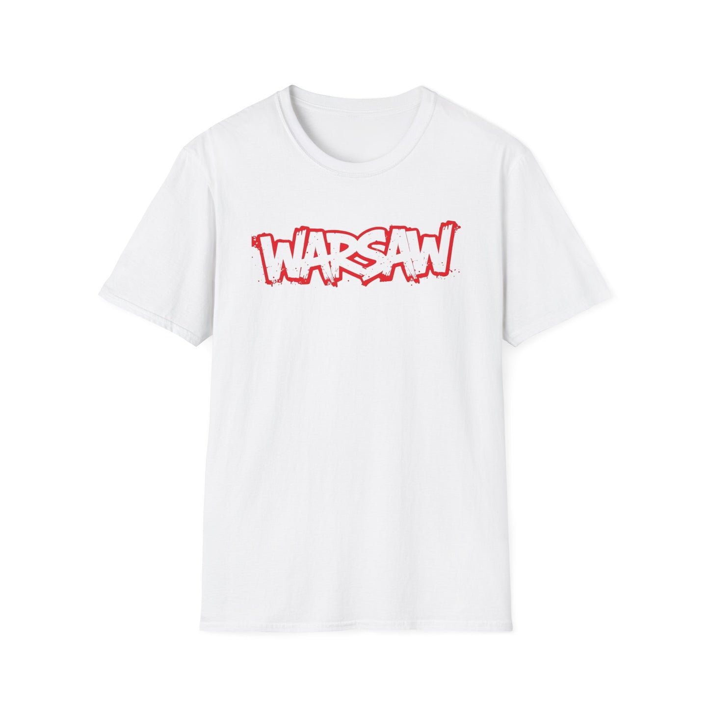 Warsaw T-Shirt – Unisex Softstyle Tee with Bold Graffiti Design