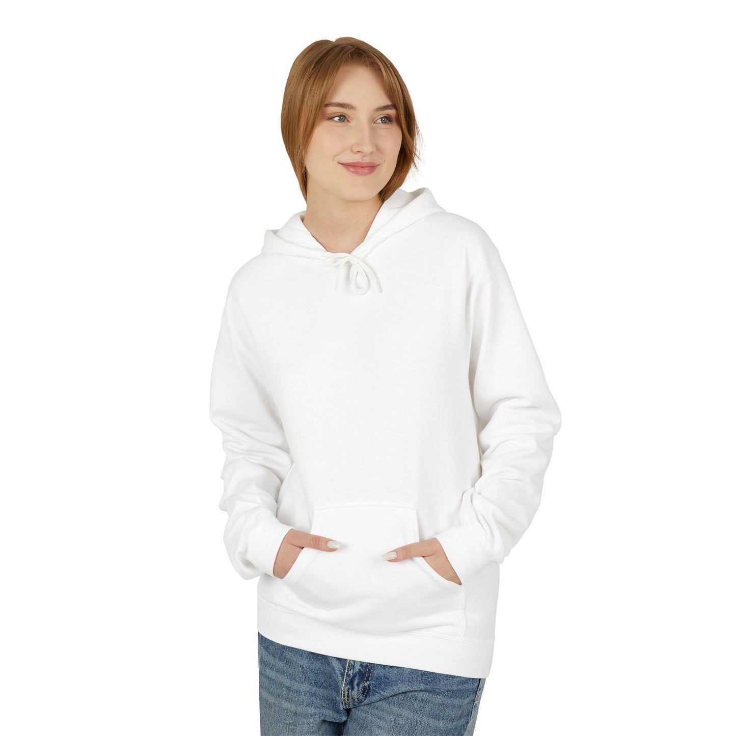 USA Face Paint Hoodie – Male Flag Design Midweight Fleece Pullover