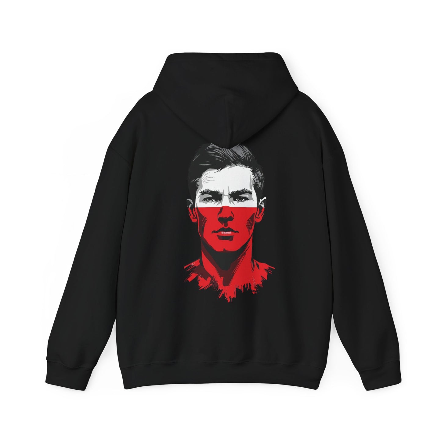 Polish Face Paint Hoodie – Heavy Blend™ Hooded Sweatshirt