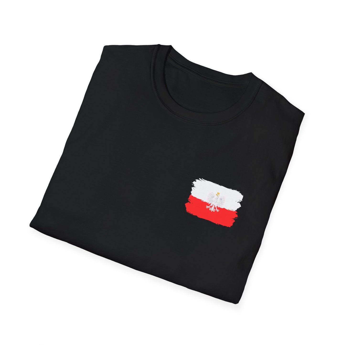 Polish Flag Chest Print – Softstyle T-Shirt