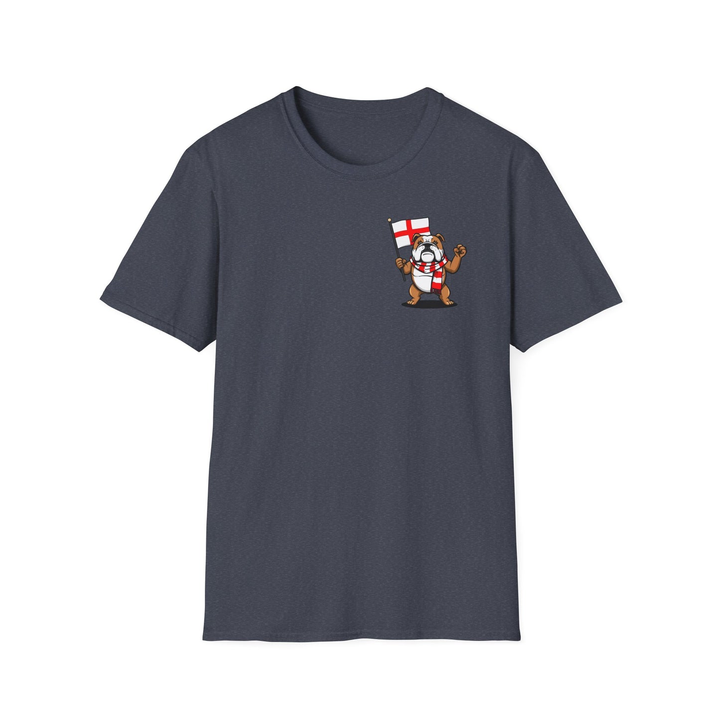 England Bulldog Flag Tee – Patriotic Softstyle T-Shirt