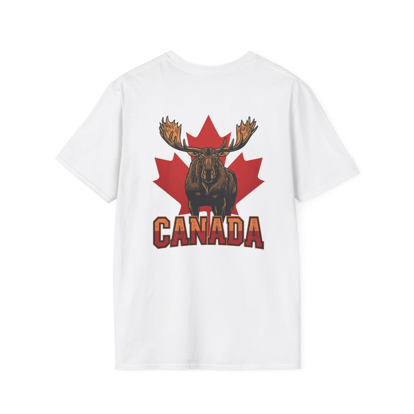 Canada Maple Moose – Softstyle T-Shirt