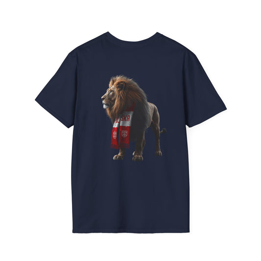 Poland Lion T-Shirt – Softstyle Tee with Scarf Design