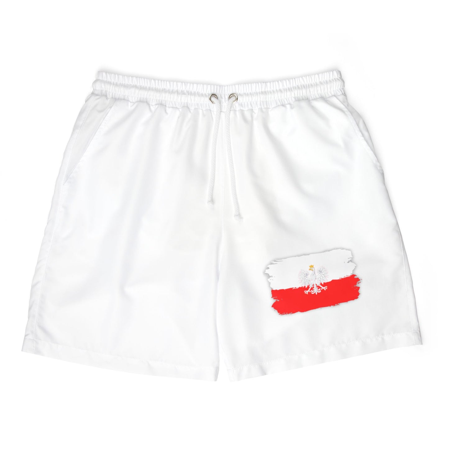 Polish Eagle - Unisex Swim Shorts (White)