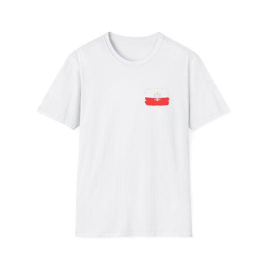 Polish Flag Chest Print – Softstyle T-Shirt