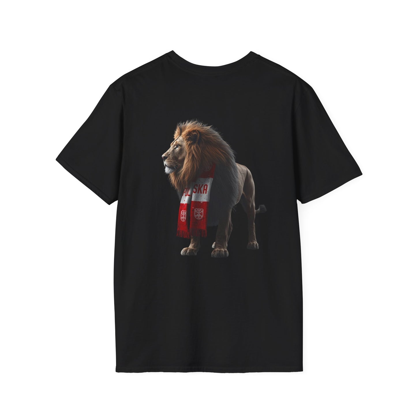 Poland Lion T-Shirt – Softstyle Tee with Scarf Design