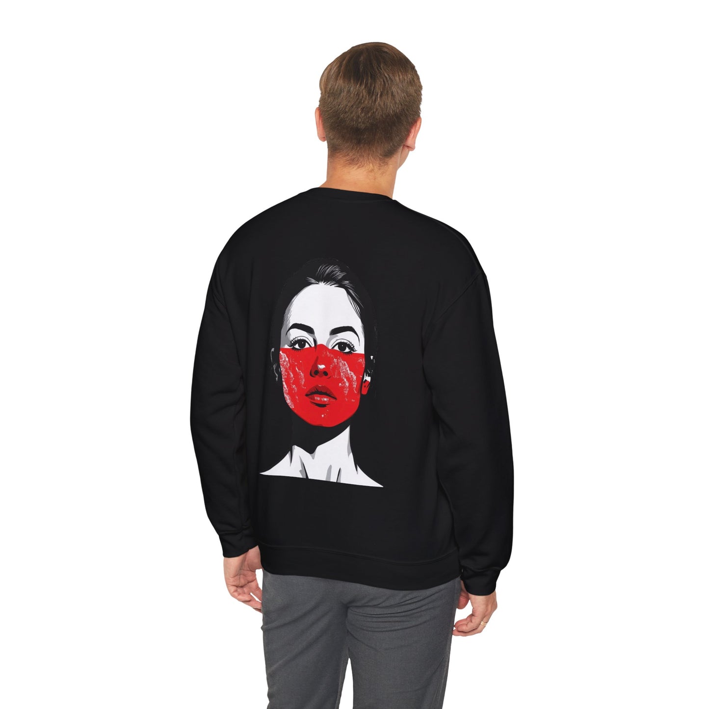 Polish Face Paint Sweatshirt – Unisex Heavy Blend™ Crewneck