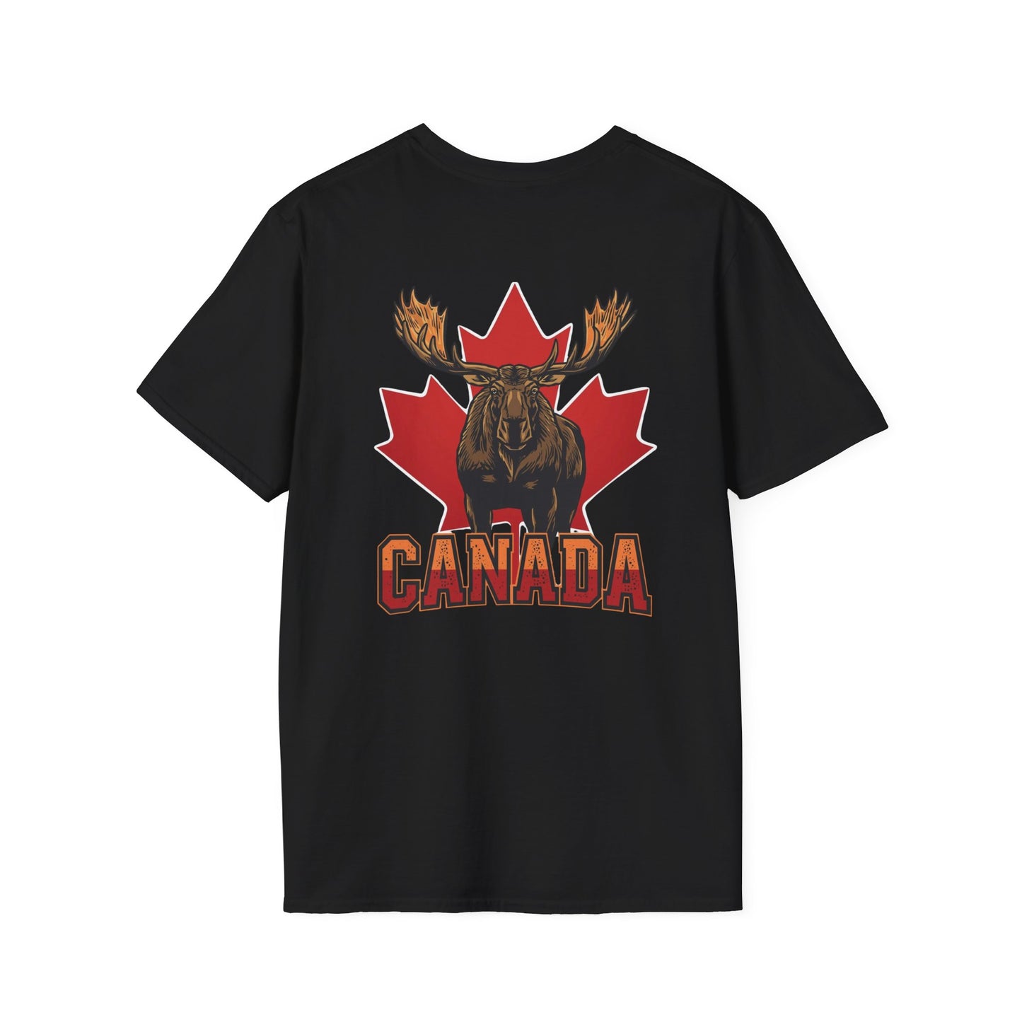 Canada Maple Moose – Softstyle T-Shirt