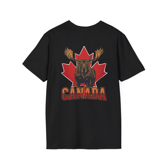 Canada Maple Moose – Softstyle T-Shirt
