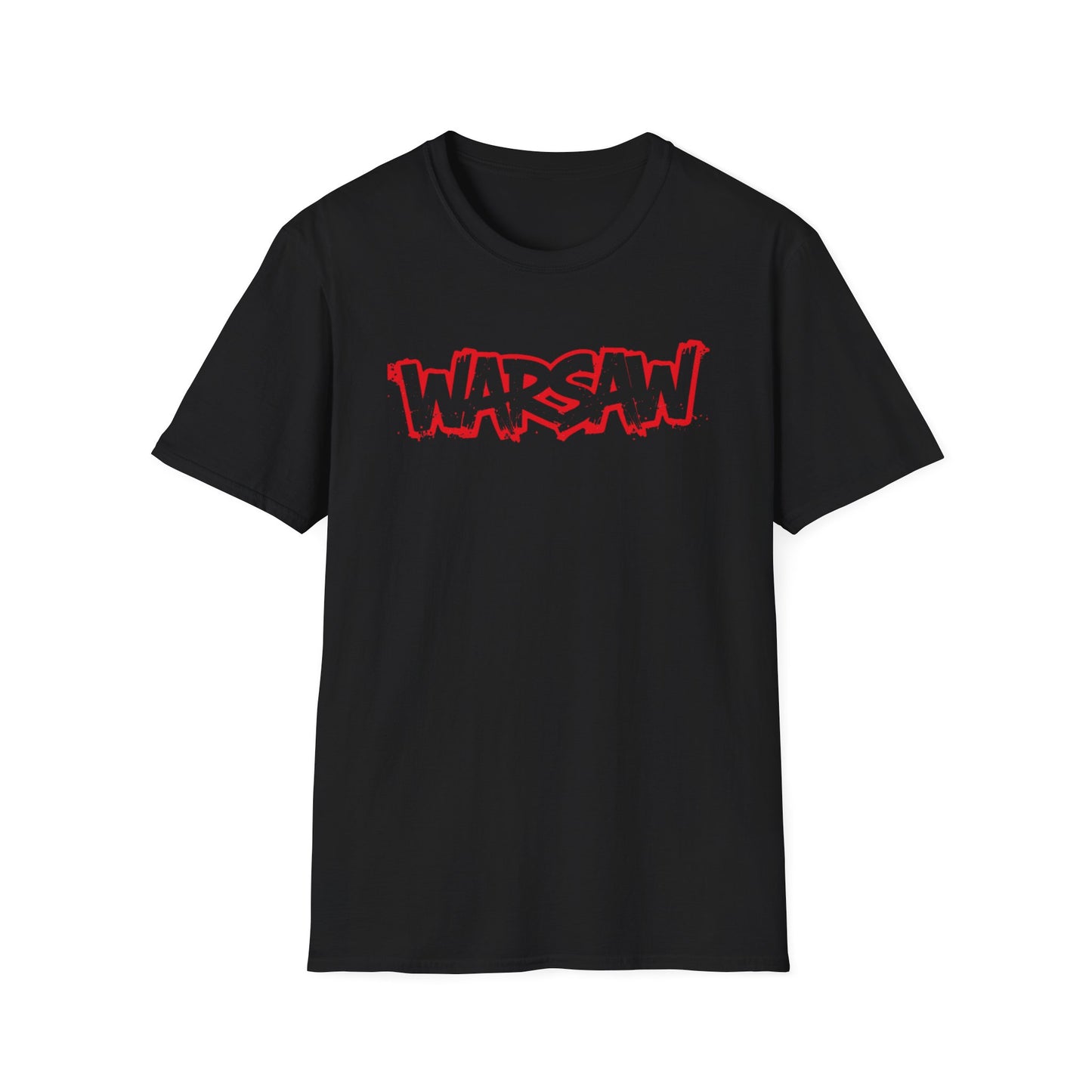 Warsaw T-Shirt – Unisex Softstyle Tee with Bold Graffiti Design