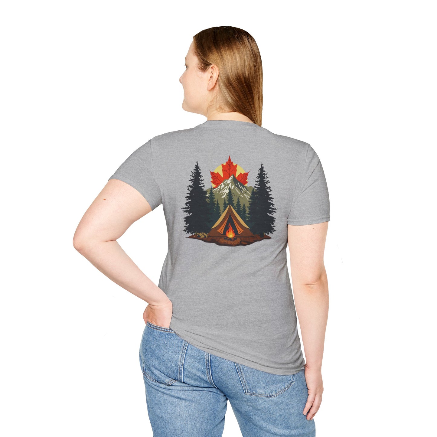 Canada Camping Adventure – Softstyle T-Shirt