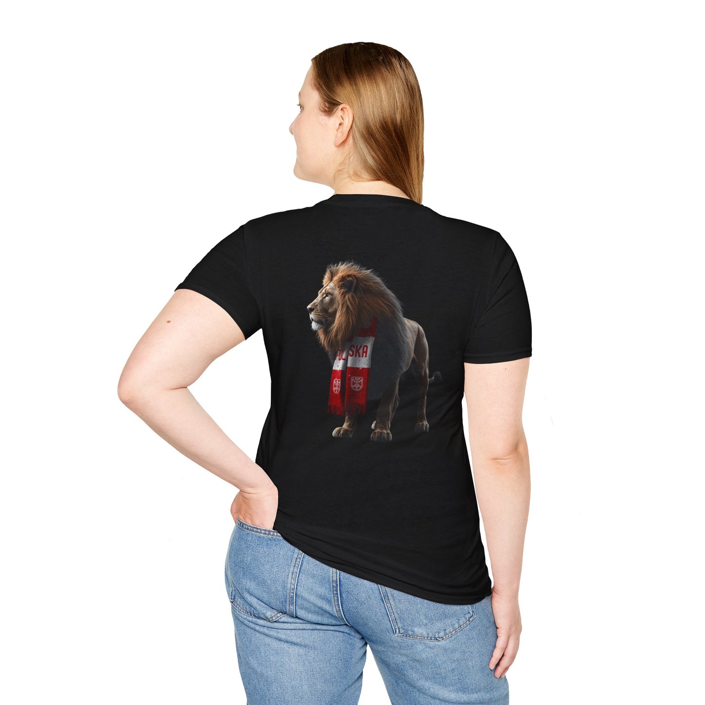 Poland Lion T-Shirt – Softstyle Tee with Scarf Design