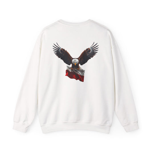 Poland Eagle Sweatshirt – Heavy Blend™ Crewneck with Flag Design