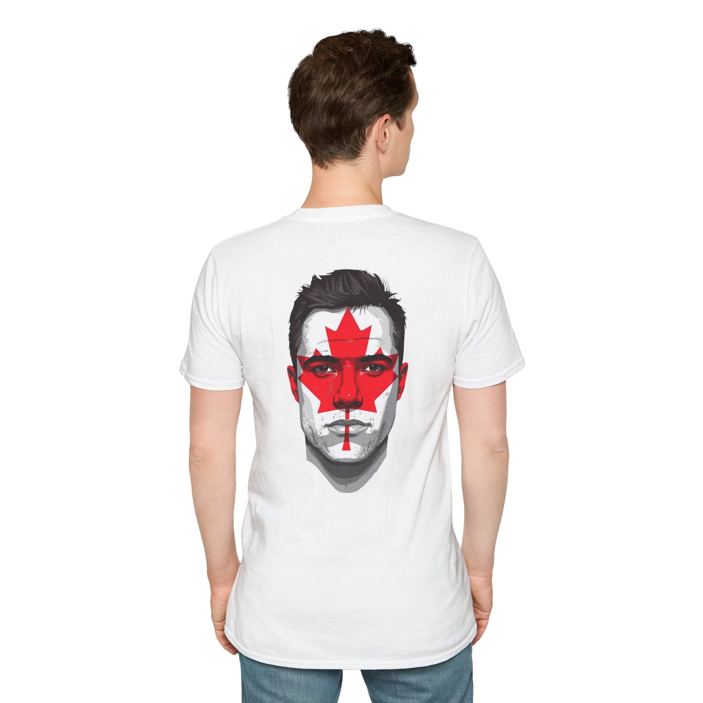 Canada Face Paint T-Shirt (M) – Softstyle Tee