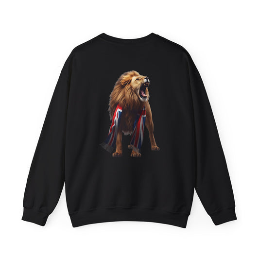 England Lion Sweatshirt – Bold Lion Graphic Unisex Heavy Blend™ Crewneck