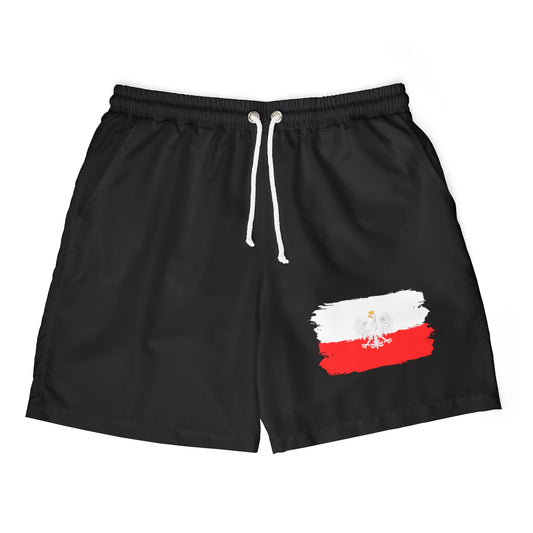 Polish Eagle - Unisex Swim Shorts (Black)