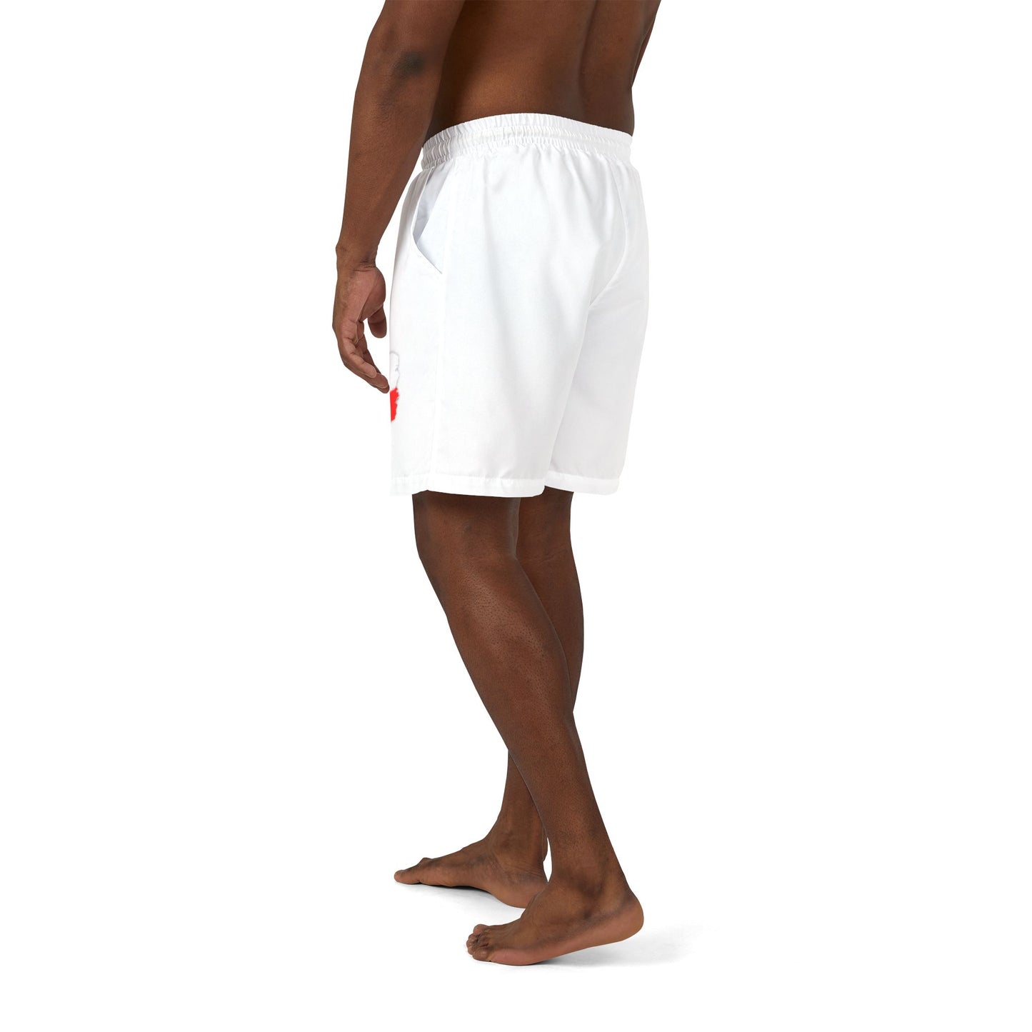 Polish Eagle - Unisex Swim Shorts (White)