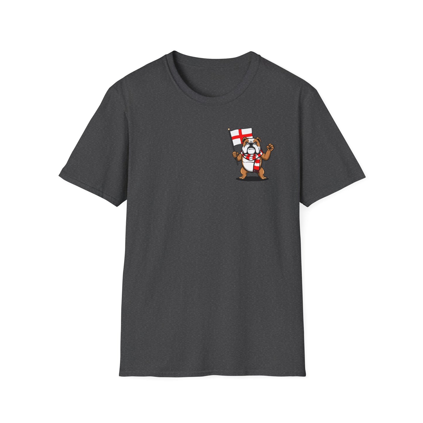 England Bulldog Flag Tee – Patriotic Softstyle T-Shirt