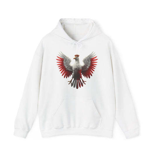 Majestic Eagle Hoodie – Heavy Blend™ Hooded Sweatshirt (Poland Design)