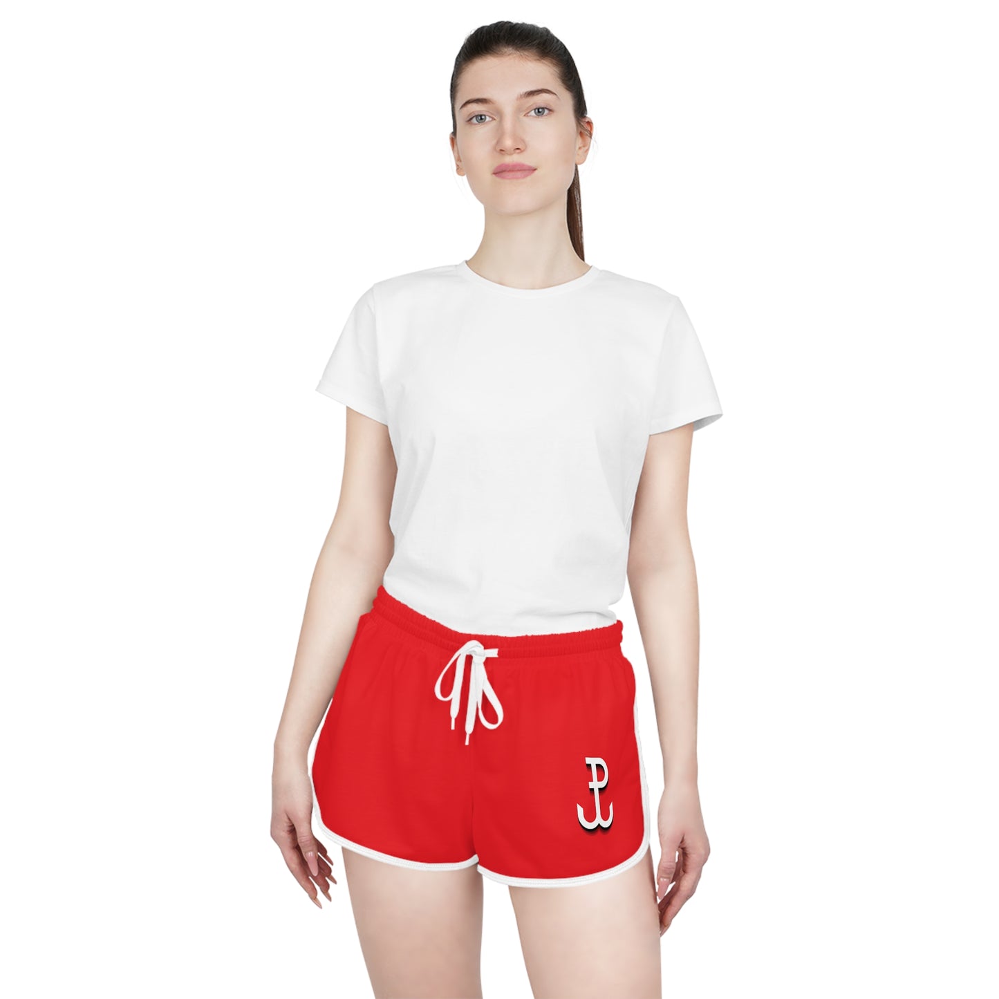 Poland PW Symbol Women’s Relaxed Shorts – Red