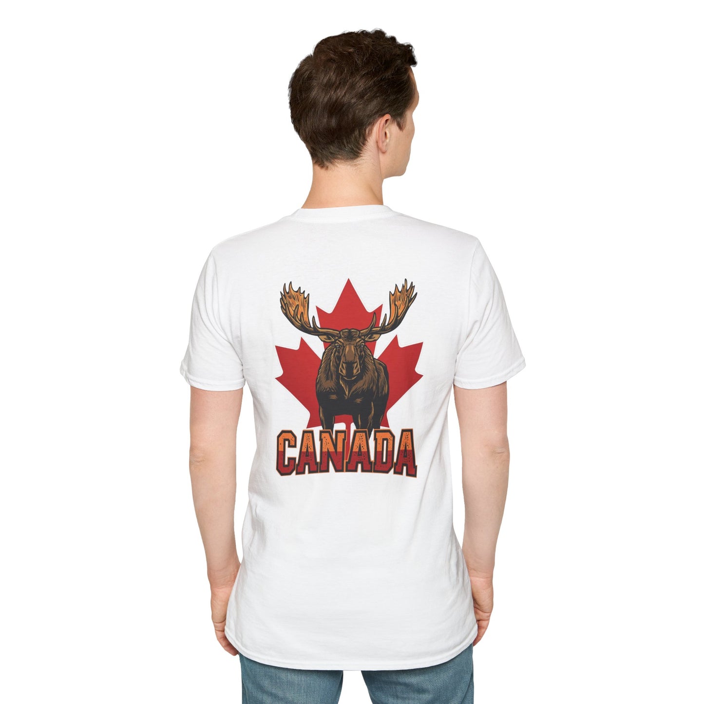 Canada Maple Moose – Softstyle T-Shirt