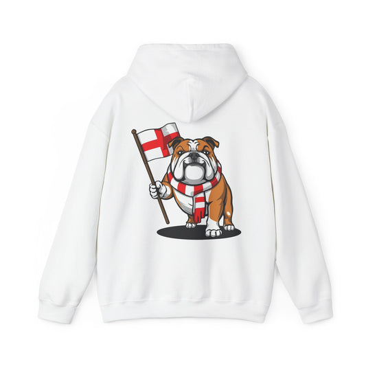 English Bulldog Flag Hoodie – Cozy Unisex Pullover